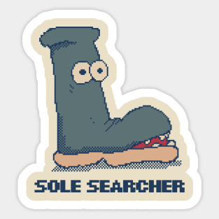 Sole Seacher - 8bit Pixel Art Sticker